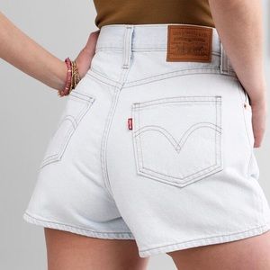 Primer Blue wide leg mid shorts sz 27